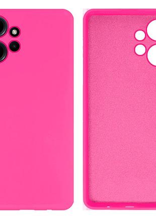 Чохол силіконовий full camera protective для xiaomi redmi note 12 (21) shiny pink яскраво-рожевий