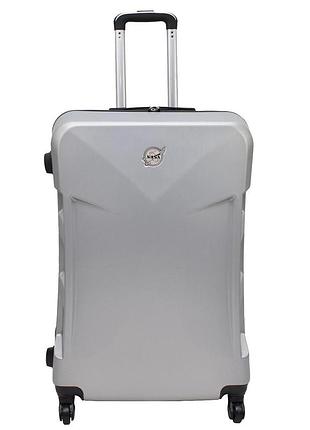 Чемодан semi line t5797-2 58л серебристый abs-пластик с кодовым замком для путешествий