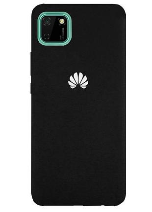 Чехол silicone case premium для huawei y5p 2020 black (03) черный