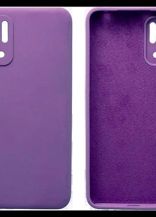Чехол silicone case camera protective для xiaomi redmi note 10 5g (24) черничный blueberry