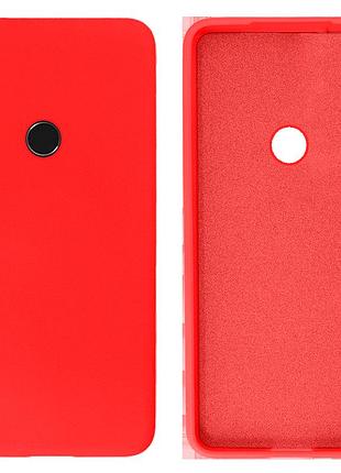 Чехол silicone case camera protective для xiaomi redmi 7 (01) красный red