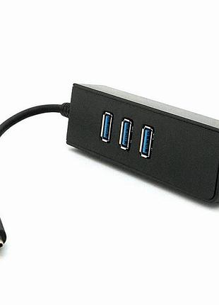Usb hub lan usb c на 3 usb порта для ноутбуков и компьютеров расширение подключения устройств