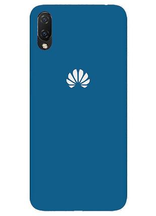 Чохол silicone case premium для honor 9x/psmart pro azure (10) синій