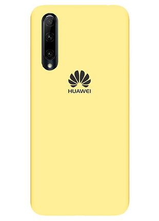 Чехол silicone case premium для huawei p20 pro yellow (20) желтый
