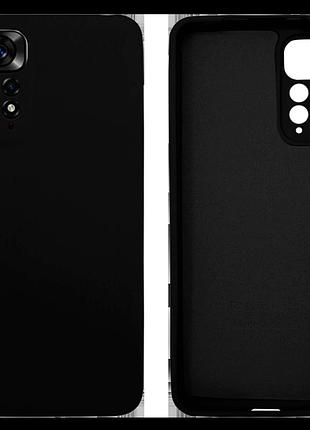 Чехол silicone case camera protective для xiaomi redmi note 11 (03) черный black