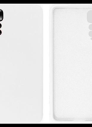 Чохол silicone case camera protective для xiaomi redmi note 11 pro (09) білий white