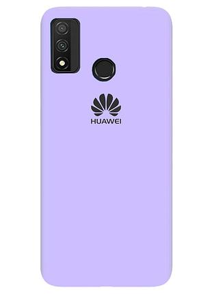 Чехол silicone case premium для huawei p smart 2020 lilac (13) лиловый