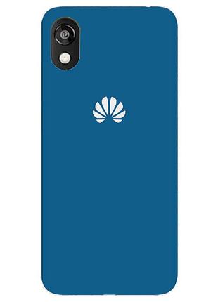 Чехол silicone case premium для huawei y5 2019 azure (10) синий