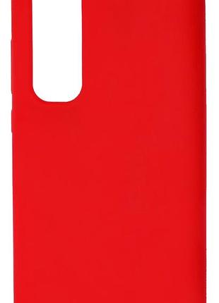 Чехол silicone case camera protective для xiaomi mi note 10 lite (01) красный red 2