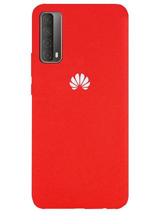 Чохол silicone case premium для huawei p smart 2021 red (01) червоний