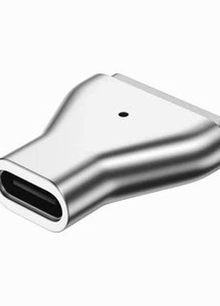 Адаптер usb c на magsafe 2 для macbook зарядка и передача данных совместимый с ноутбуками apple