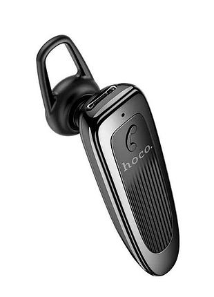 Bluetooth гарнитура hoco e60 для водителей и велосипедистов с микрофоном 20 часов работы черная