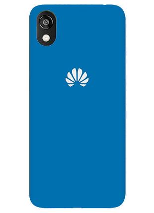 Чехол silicone case premium для huawei y5 2019 blue (16) синий