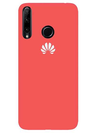 Чехол silicone case premium для huawei y6p 2020 coral (12) коралловый