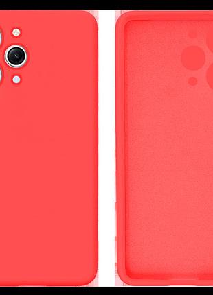 Чохол silicone case camera protective для xiaomi redmi 12 (12) кораловий coral