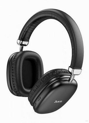 Bluetooth навушники hoco w35 чорні для музики з акумулятором 400 маг 40 годин роботи і комфортом