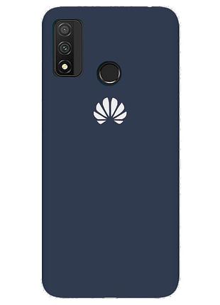 Чехол silicone case premium для huawei p smart 2020 dark blue (08) темно синий
