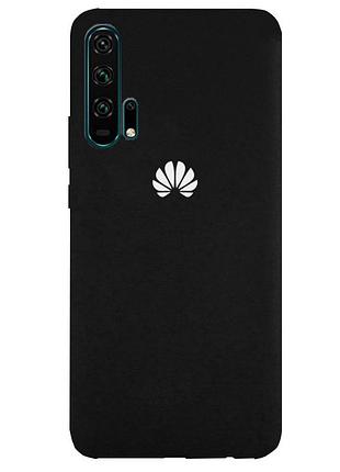 Чехол silicone case premium для honor 20pro black (03) черный