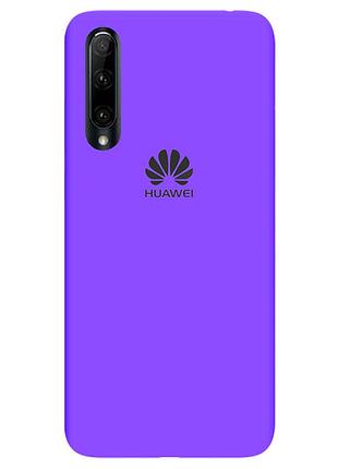 Чехол silicone case premium для huawei p smart s ultraviolet (07) фиолетовый