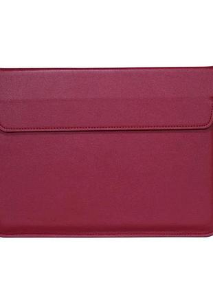 Чехол pu sleeve case для macbook air 13 дюймов силіконовий захисний червоний для захисту від пошкоджень