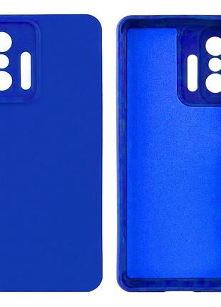 Чехол silicone case camera protective для xiaomi mi 11t (26) ярко синий neon blue