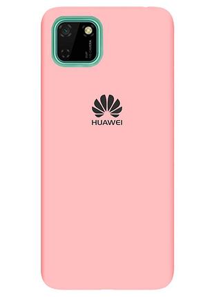 Чехол silicone case premium для huawei y5p 2020 pink (04) розовый