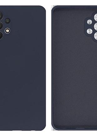 Чехол силиконовый full camera protective для samsung a32 (8) dark blue тёмно-синий