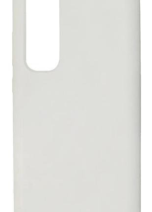Чехол silicone case camera protective для xiaomi mi note 10 lite (09) белый white 2
