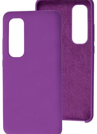 Чехол silicone case camera protective для xiaomi mi note 10 lite (14) фиолетовый purple