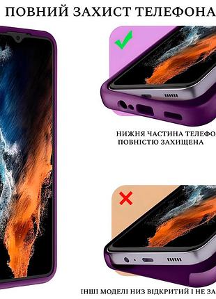 Чехол silicone case camera protective для xiaomi mi note 10 lite (14) фиолетовый purple 3