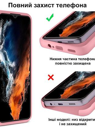Чехол silicone case camera protective для xiaomi redmi note 10 pro (17) розовый light pink 4