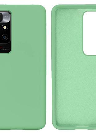 Чехол silicone case camera protective для xiaomi redmi 10 (19) мятный mint