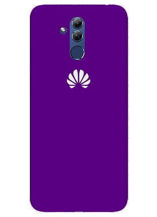 Чехол silicone case premium для huawei mate 20 lite purple (14) фиолетовый