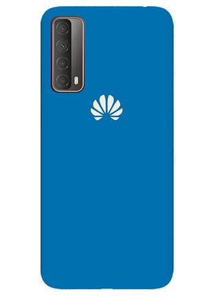 Чехол silicone case premium для huawei p smart 2021 blue (16) синий