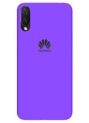 Чохол silicone case premium для honor 9x/psmart pro ultraviolet (07) фіолетовий