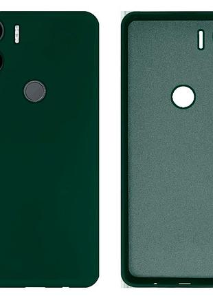 Чехол silicone case camera protective для xiaomi redmi a1 + (22) темно зеленый forest green