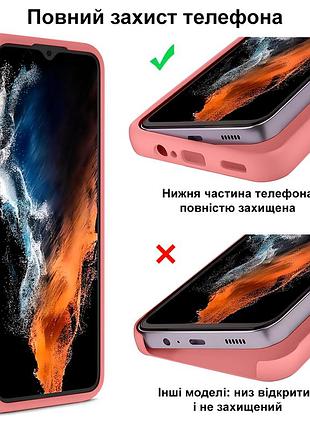 Чехол silicone case camera protective для xiaomi redmi note 12 (04) розовый pink 4