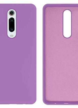 Чехол silicone case camera protective для xiaomi mi 9t (24) черничный blueberry