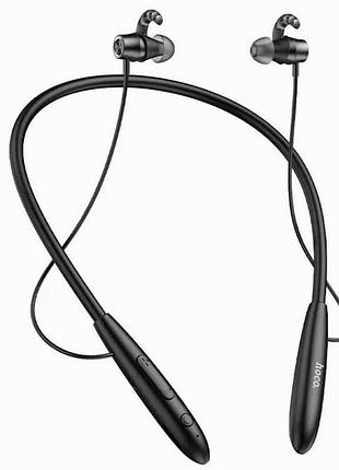 Bluetooth навушники hoco es61 бездротові вакуумні для спорту з мікрофоном і акумулятором 200 маг чорні