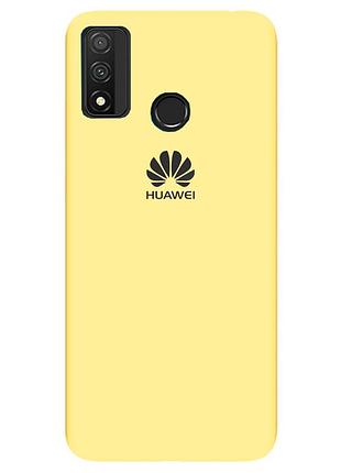 Чехол silicone case premium для huawei p smart 2020 yellow (20) желтый