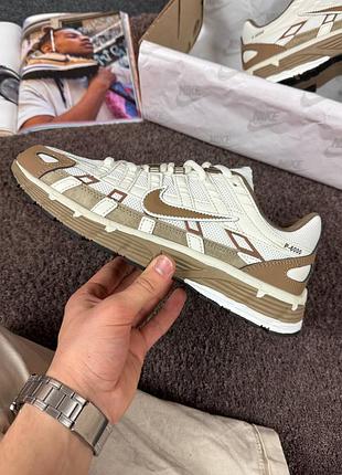 Nike p-6000 white&amp;brown 4