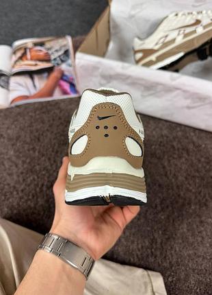 Nike p-6000 white&amp;brown 6