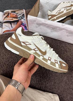 Nike p-6000 white&amp;brown 3