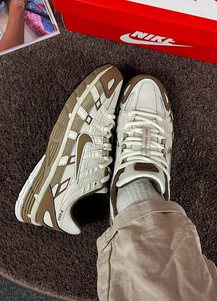 Nike p-6000 white&amp;brown 5