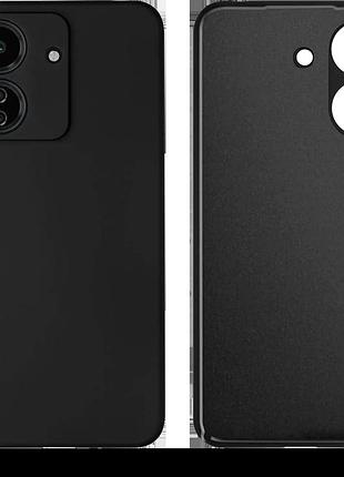 Чехол silicone case camera protective для xiaomi redmi 13c (03) черный black