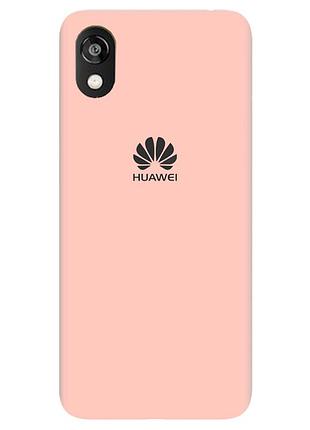 Чехол silicone case premium для huawei y5 2019 pink sand (18) пудра