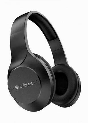 Беспроводные наушники celebrat a27 bluetooth для музыки и аудиокниг с качественным звуком черные