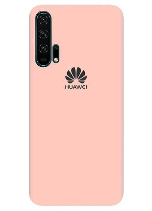 Чехол silicone case premium для honor 20pro pink sand (18) пудра
