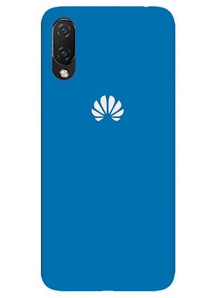 Чехол silicone case premium для honor 9x/psmart pro blue (16) синий