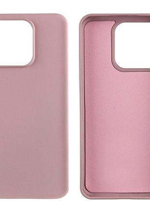 Чехол silicone case camera protective для xiaomi mi 13 (18) пудра pink sand